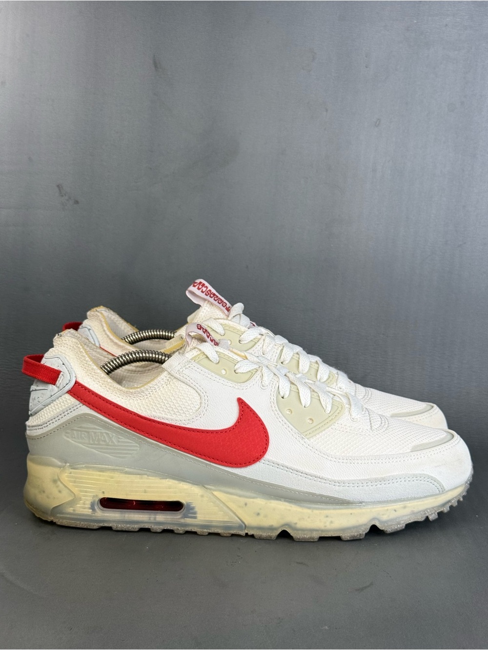 Nike Air Max Terrascape 90 'White Red Clay' sneaker shoes men’s size 12